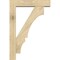 Ekena Millwork Balboa Block Rough Sawn Bracket w/ Offset Brace, Douglas Fir, 6"W x 26"D x 38"H BKT0604X26X38BOA05RDF - alternate 4